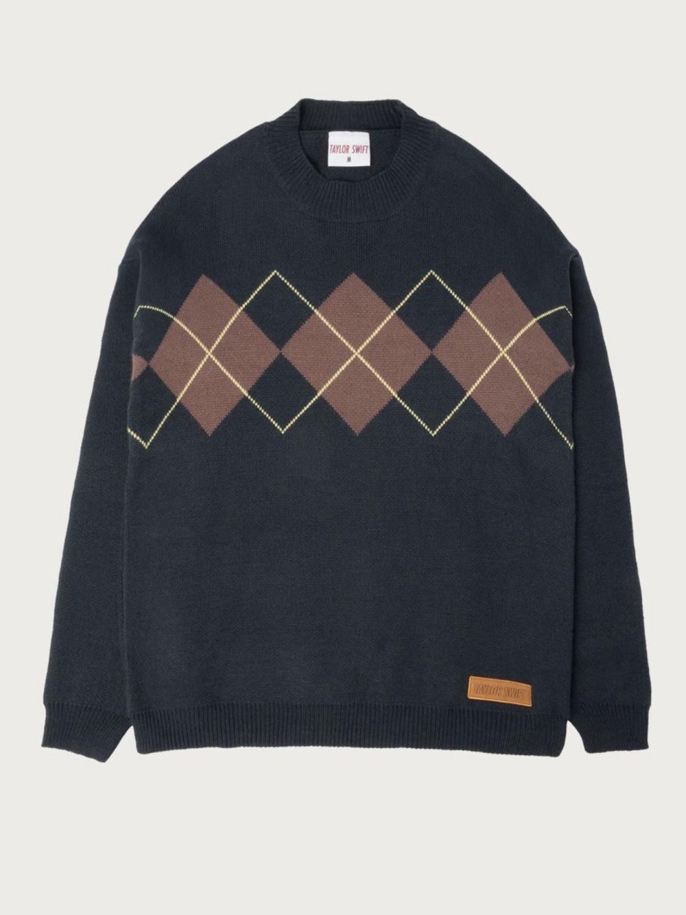 Taylor Swift Red (Taylor's Version) Argyle Knit Sweater Official Merch size S